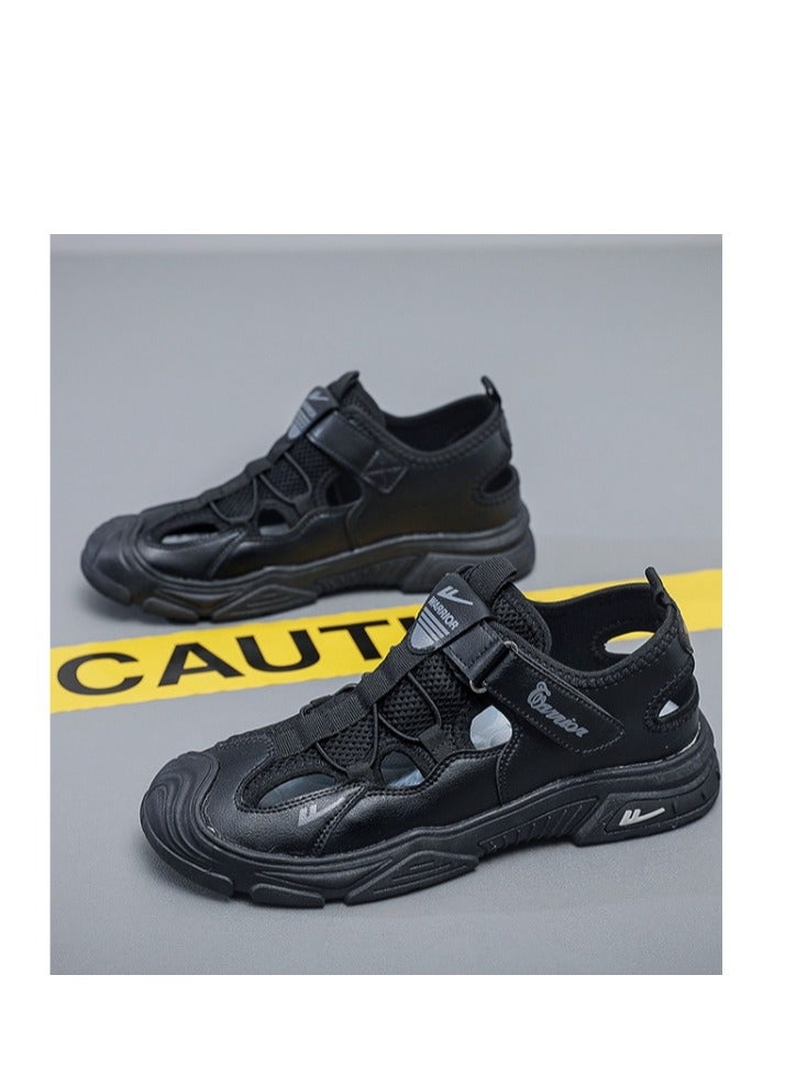 Summer New Outdoor Breathable Hole Shoes Hiking Creek Sandals Casual Hollow Mesh Shoes