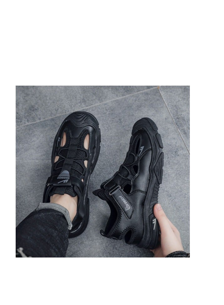 Summer New Outdoor Breathable Hole Shoes Hiking Creek Sandals Casual Hollow Mesh Shoes