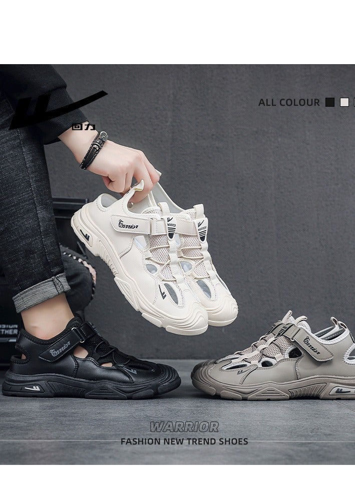Summer New Outdoor Breathable Hole Shoes Hiking Creek Sandals Casual Hollow Mesh Shoes