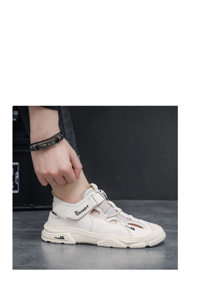 Summer New Outdoor Breathable Hole Shoes Hiking Creek Sandals Casual Hollow Mesh Shoes