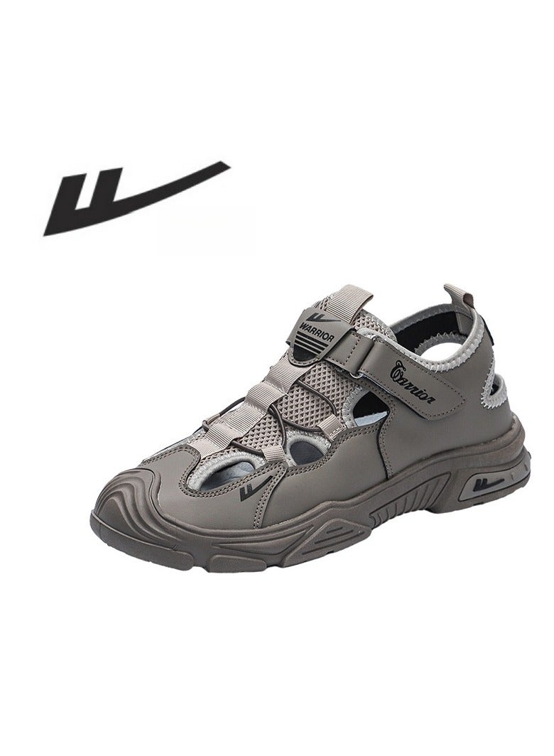 Summer New Outdoor Breathable Hole Shoes Hiking Creek Sandals Casual Hollow Mesh Shoes