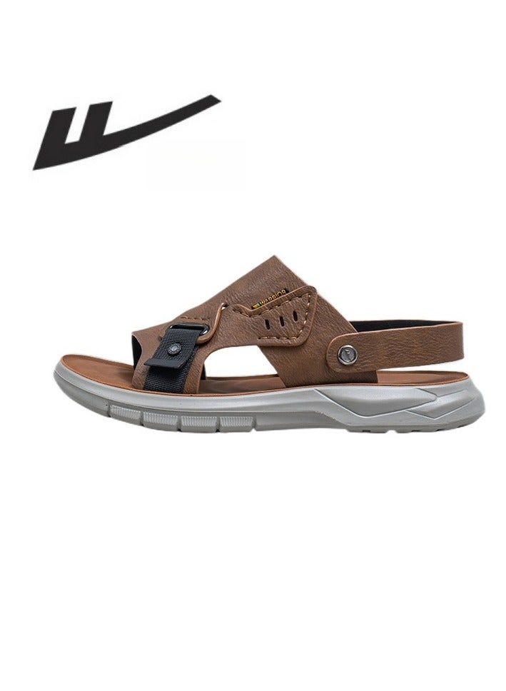 New Casual And Fashionable Style, Two Pairs Of Sandals And One Foot Of Beach Shoes