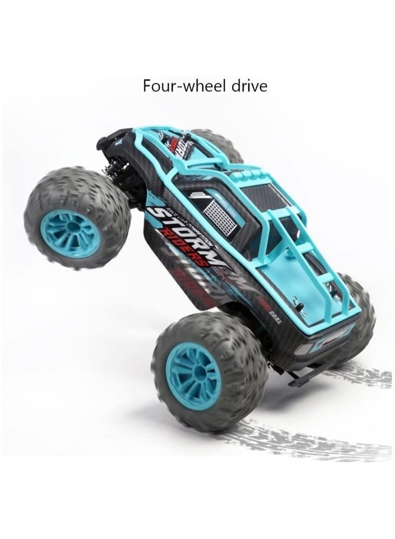 SAM Toys - 1:14 High speed RC car Hobby Line Storm Riders Red/Blue
