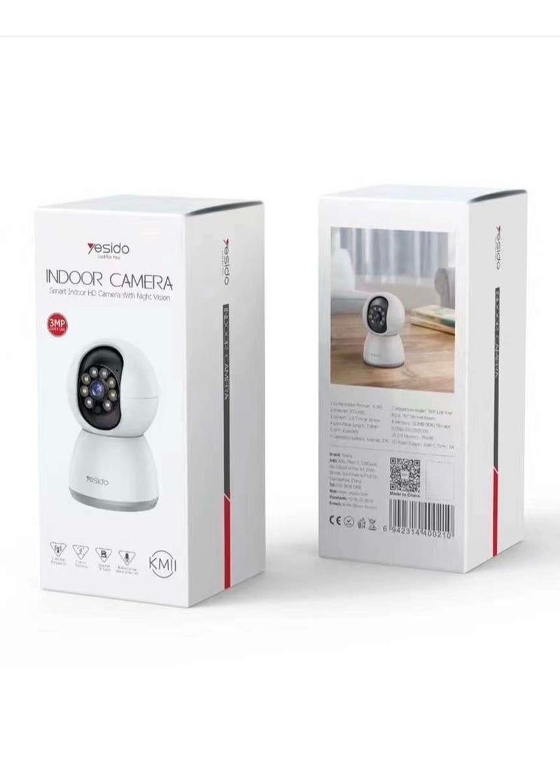 Yesido KM11 3.0MP Full Color Day and Night Smart 2.4G WIFI Camera