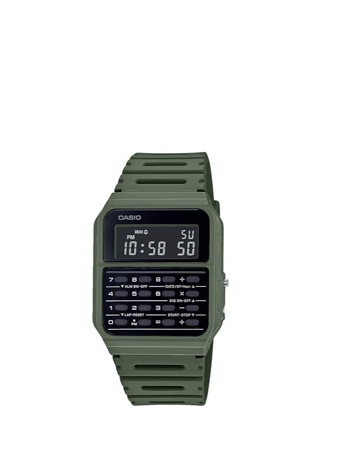 CASIO Resin Digital Watch CA-53WF-3BDF - 33 mm - Green