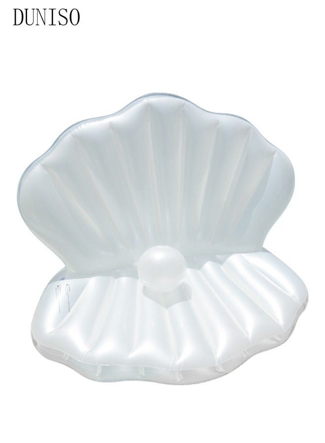 Swimming Pool Inflatable Seashell Float Seashell Inflatable Pool Float Seashell Mermaid Theme Party Floating Ball Giant Air Mattresses Floating Bed Mattress Beach