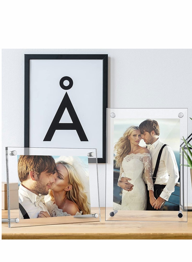 Picture Frame, 8.5x11.5 inch Clear Acrylic Photo Frame A4 Letter Size Decorative Poster Desktop Tabletop Display