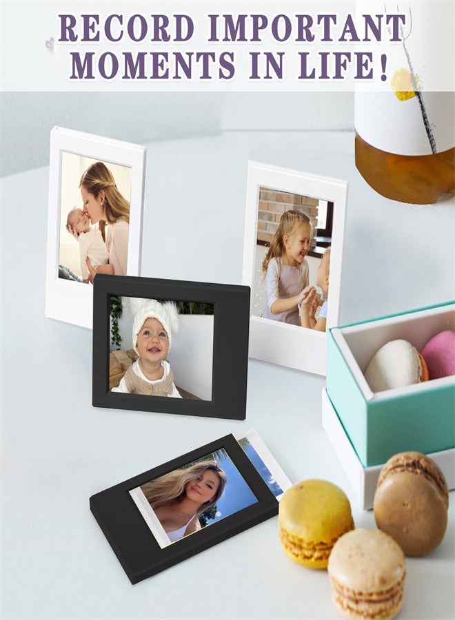 Mini Picture Frame for Instax Mini 12/11/9/8/7+/EVO 3'' Film-Classic Polaroid 2x3 Mini Instant Film Photo Frame for Desktop Tabletop 10 Pack