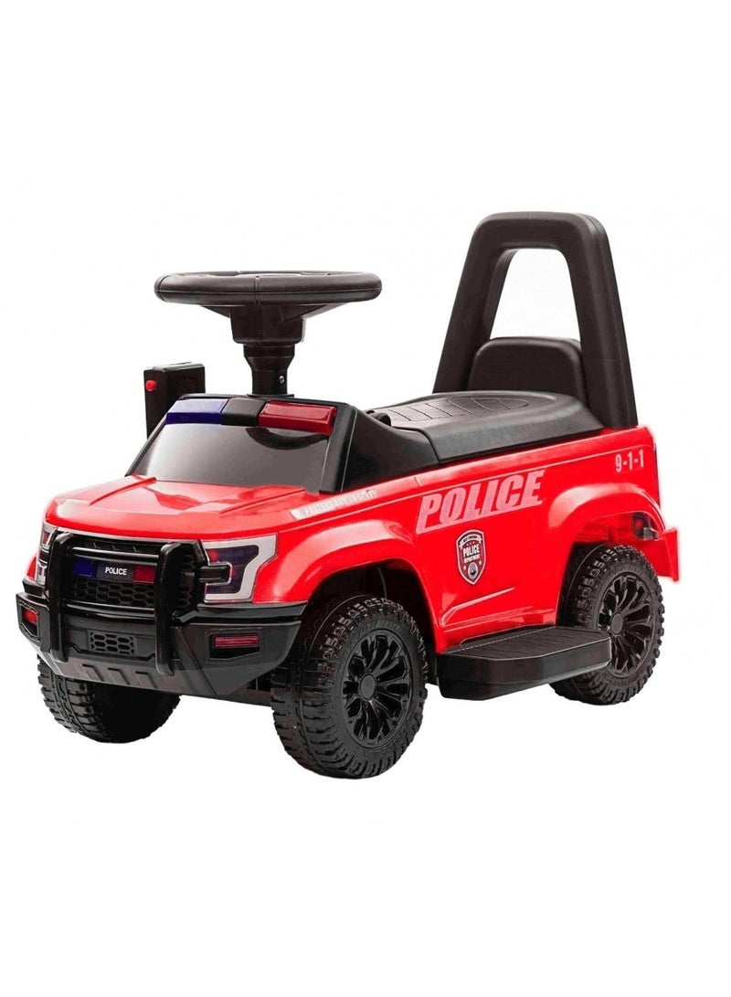 BabyLove Police Ride On Pusher Car - Red