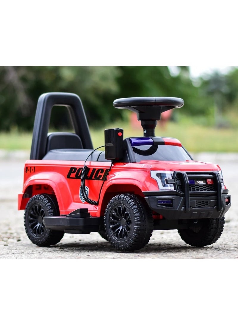 BabyLove Police Ride On Pusher Car - Red