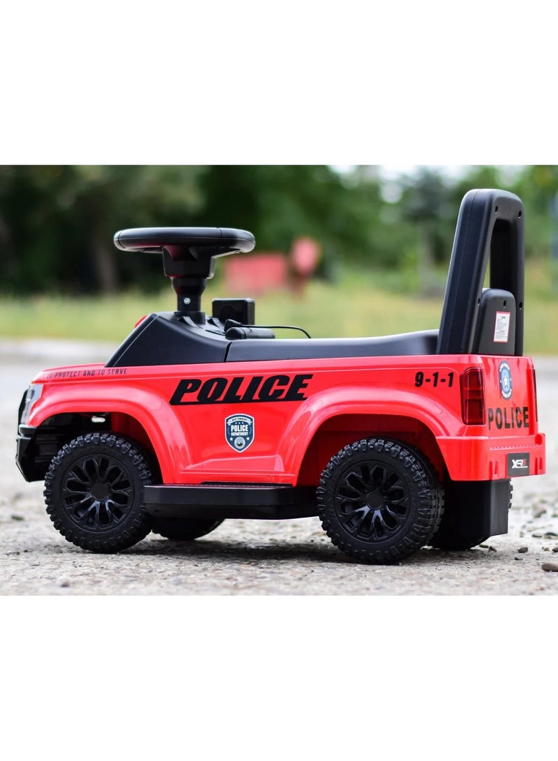 BabyLove Police Ride On Pusher Car - Red