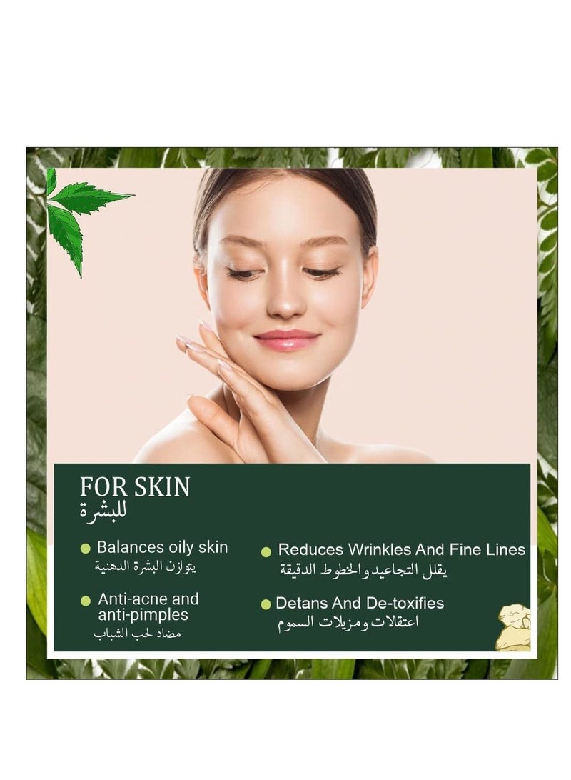 Indus Valley Bio Organic Natural Halal Certified Neem Powder Chemical Free Hair Cleanser For Healthy Hair USDA Organic Certified