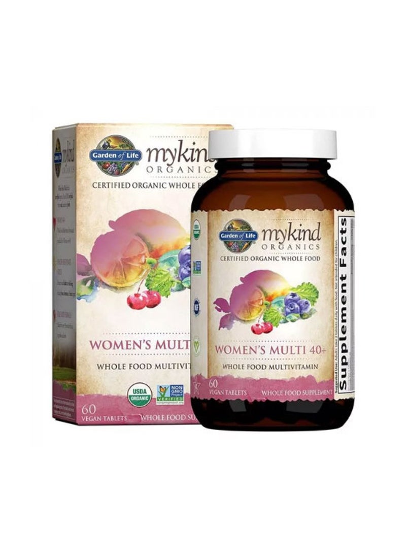 My Kind Organics Womens Once Daily Multivitamin, 60 Tablets