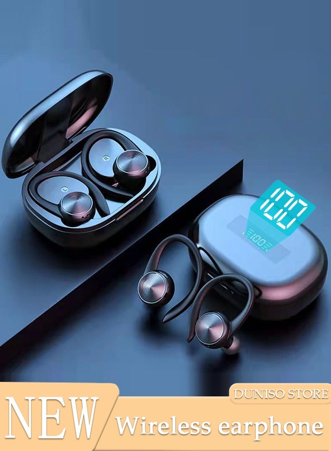 Wireless Earbuds Bluetooth 5.0 Headphones Wireless Charging Case Sports Ear Buds Touch Control LED Power Display Built-in Mic Headset Waterproof Earphones in-Ear for IOS and Android