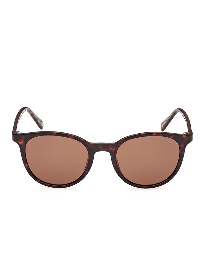 Men's UV Protection Round Sunglasses - GU0011852E51 - Lens Size: 51 Mm