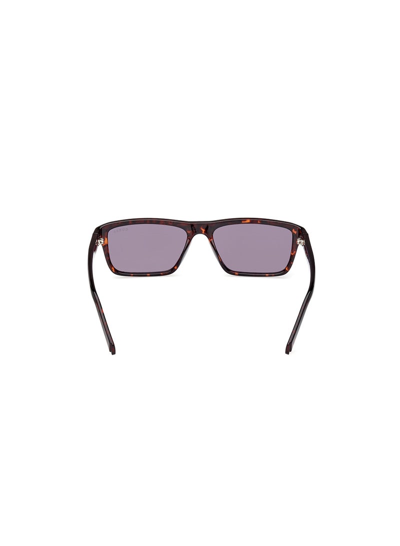 Men's UV Protection Rectangular Sunglasses - GU0008552Y55 - Lens Size: 55 Mm