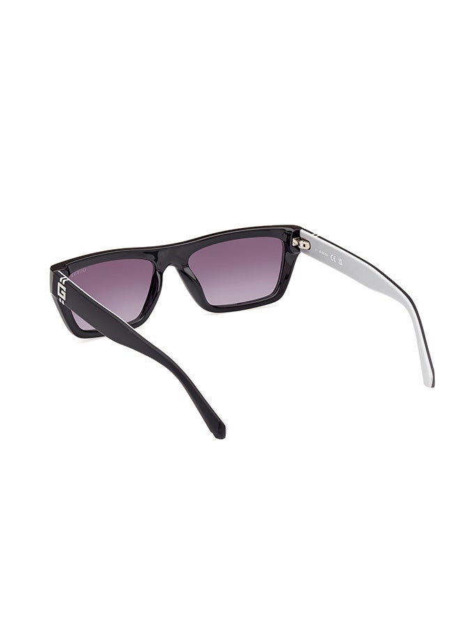 Men's UV Protection Rectangular Sunglasses - GU0012001B55 - Lens Size: 55 Mm