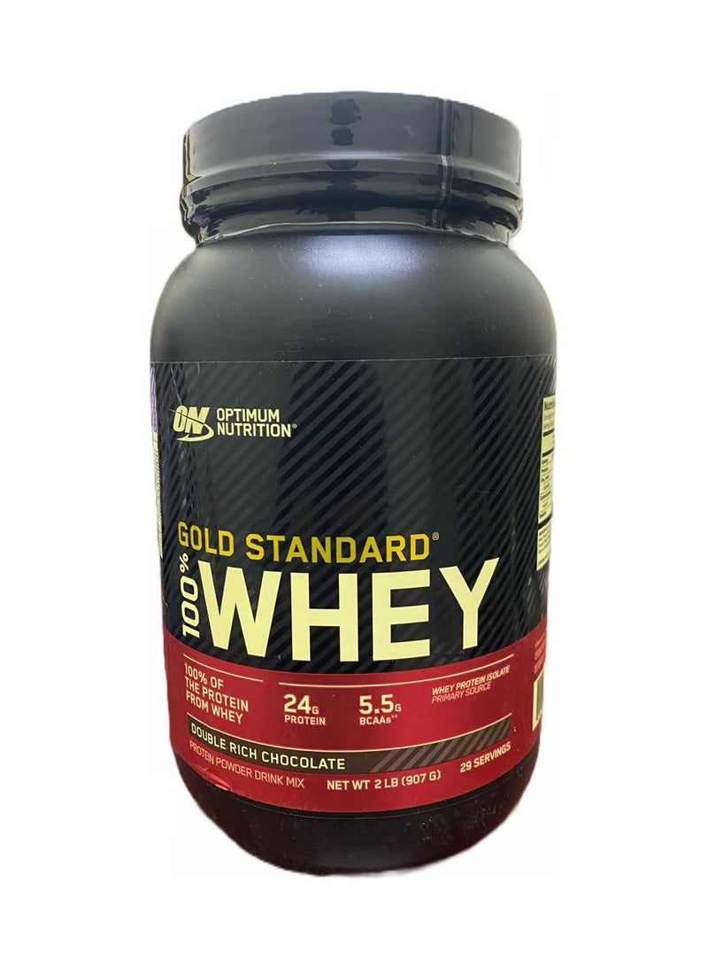 Gold Standard 100% Whey Double Rich Chocolate 2 lbs 907 g