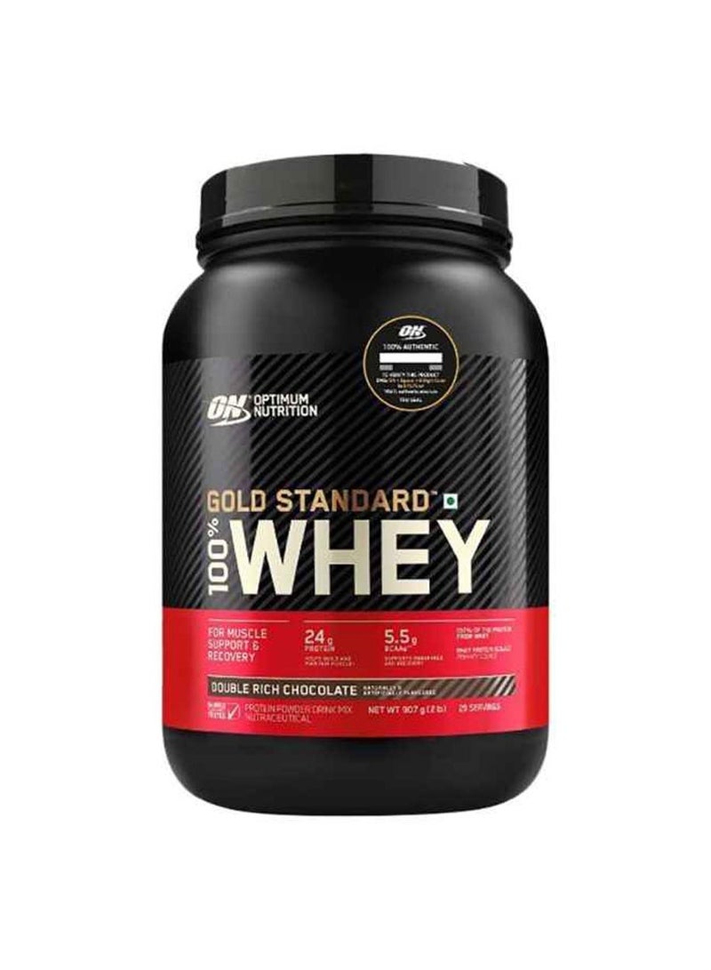 Gold Standard 100% Whey Double Rich Chocolate 2 lbs 907 g