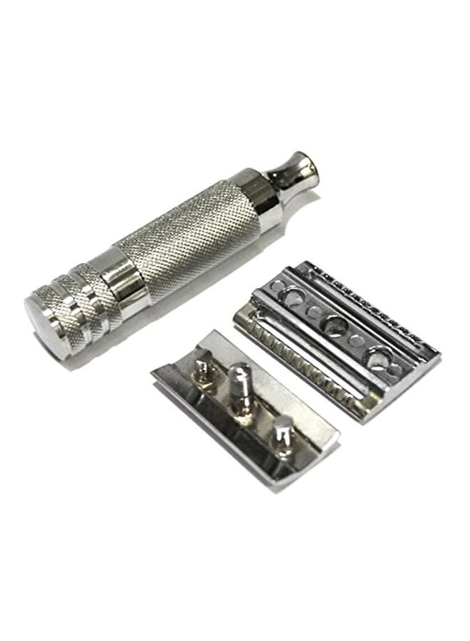 Double Edge Safety Razor Silver