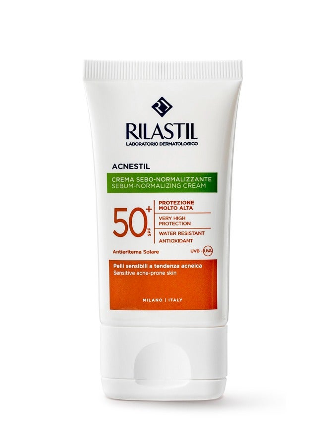 Rilastil Acnestil SPF50+ Sebum-Normalizing Cream 40ml