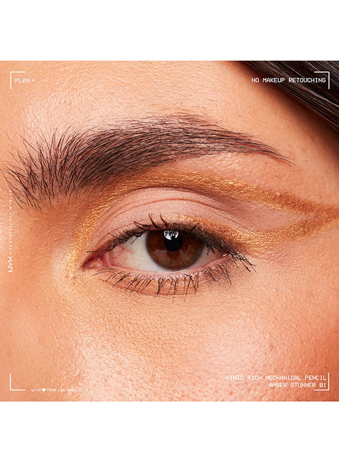 Vivid Rich Mechanical Liner Pencil - Amber Stunner