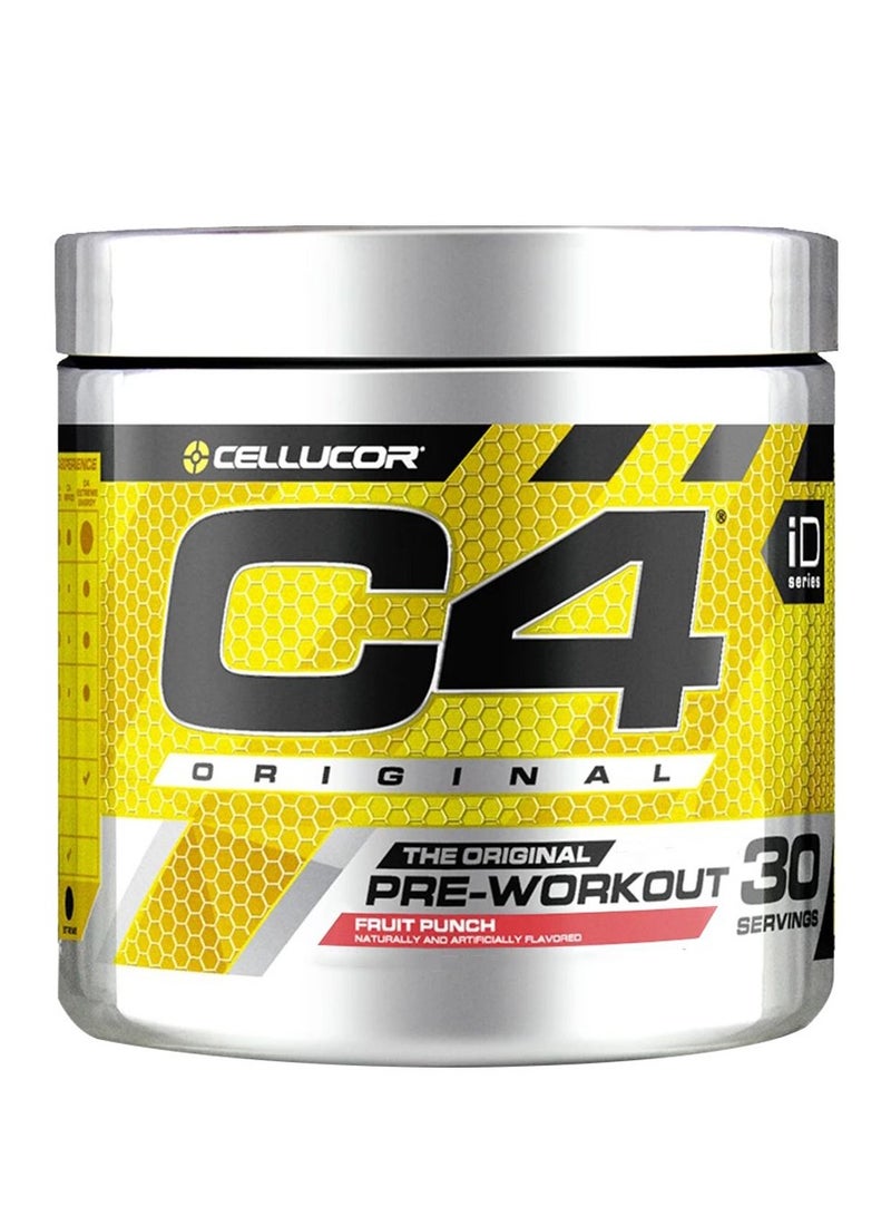 C4 Original Pre-Workout - Fruit Punch  - 30 Servings