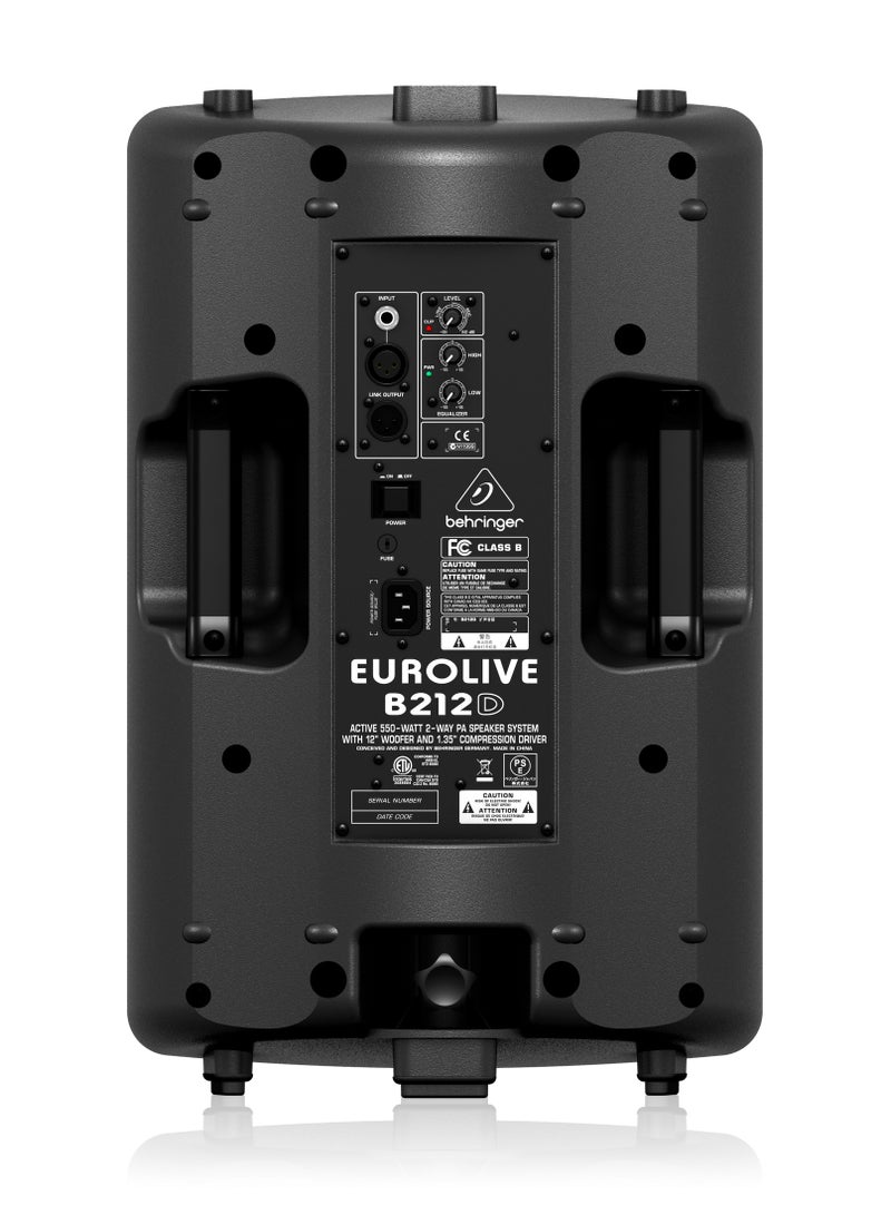 Behringer EUROLIVE B212D Active 550-Watt 2-Way PA Speaker