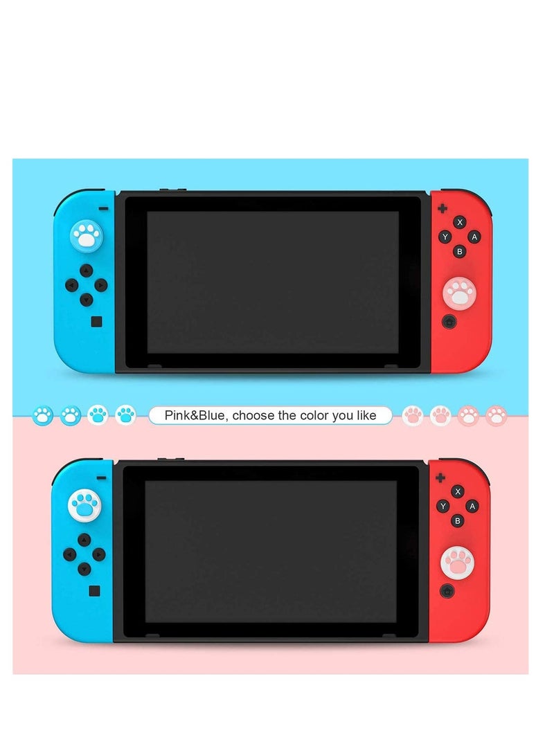 Switch Thumb Grip Caps, Joystick Cap for Nintendo Switch & Lite, Soft Silicone Cover for Joy Con Controller, Cat Claw Design