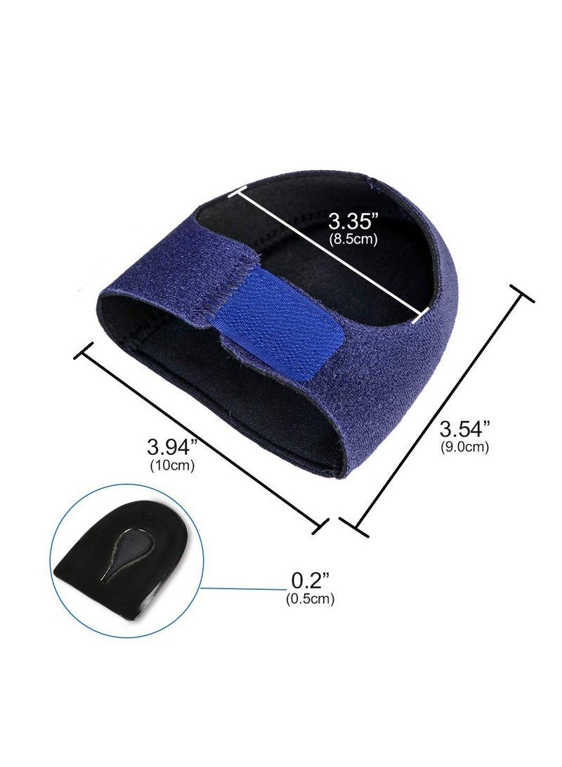 Plantar Fasciitis Socks with Arch Support, 2PCS Heel Ankle Brace, KASTWAVE Foot Care Compression Sleeve, Heel Protectors Heel Pads Cushion - Heel Spur -Tendinitis- Cracked Heelsfor Relieving Heel Pain