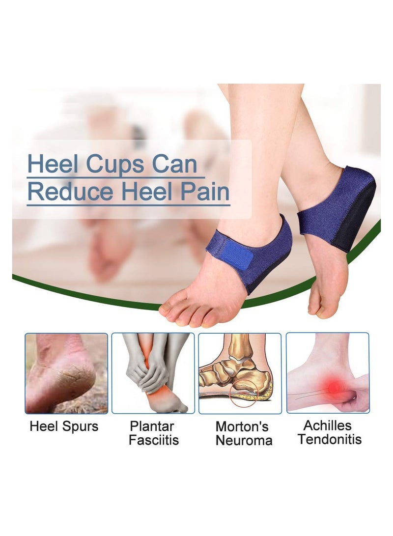 Plantar Fasciitis Socks with Arch Support, 2PCS Heel Ankle Brace, KASTWAVE Foot Care Compression Sleeve, Heel Protectors Heel Pads Cushion - Heel Spur -Tendinitis- Cracked Heelsfor Relieving Heel Pain