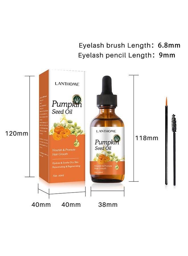 Pumpkin Seed Oil - Promote Hair and Eyelashes Growth, Soothe Dry Skin Pumpkin Seed Oil 60ml