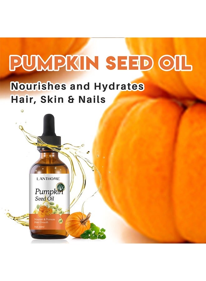 Pumpkin Seed Oil - Promote Hair and Eyelashes Growth, Soothe Dry Skin Pumpkin Seed Oil 60ml