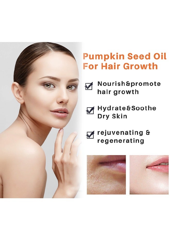 Pumpkin Seed Oil - Promote Hair and Eyelashes Growth, Soothe Dry Skin Pumpkin Seed Oil 60ml