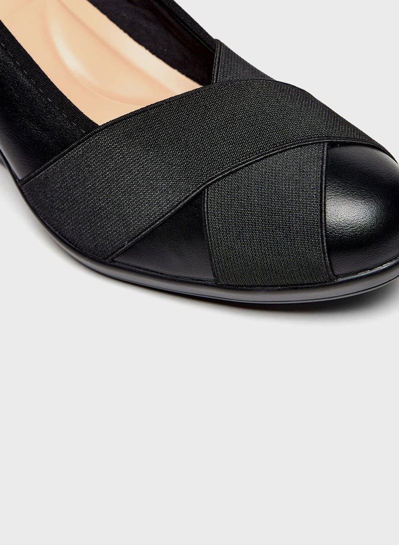 Wide Toe Pumps