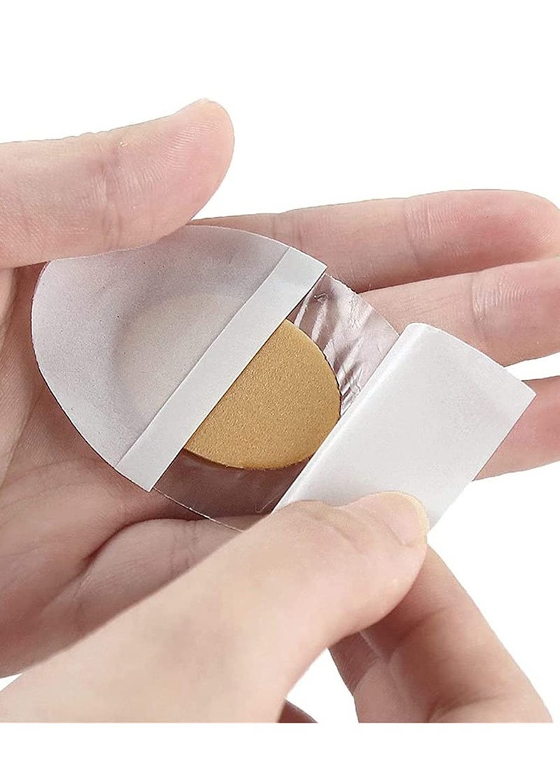 Blister Plasters Bandages 30 PCS Oval Hydrocolloid Plasters Waterproof Gel Pads Adhesive Bandages for Protecting Foot Toe from Rubbing Shoes