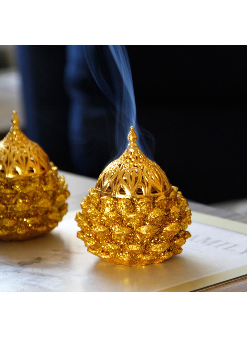 Metal Resin Combination Desktop Aromatherapy Burner
