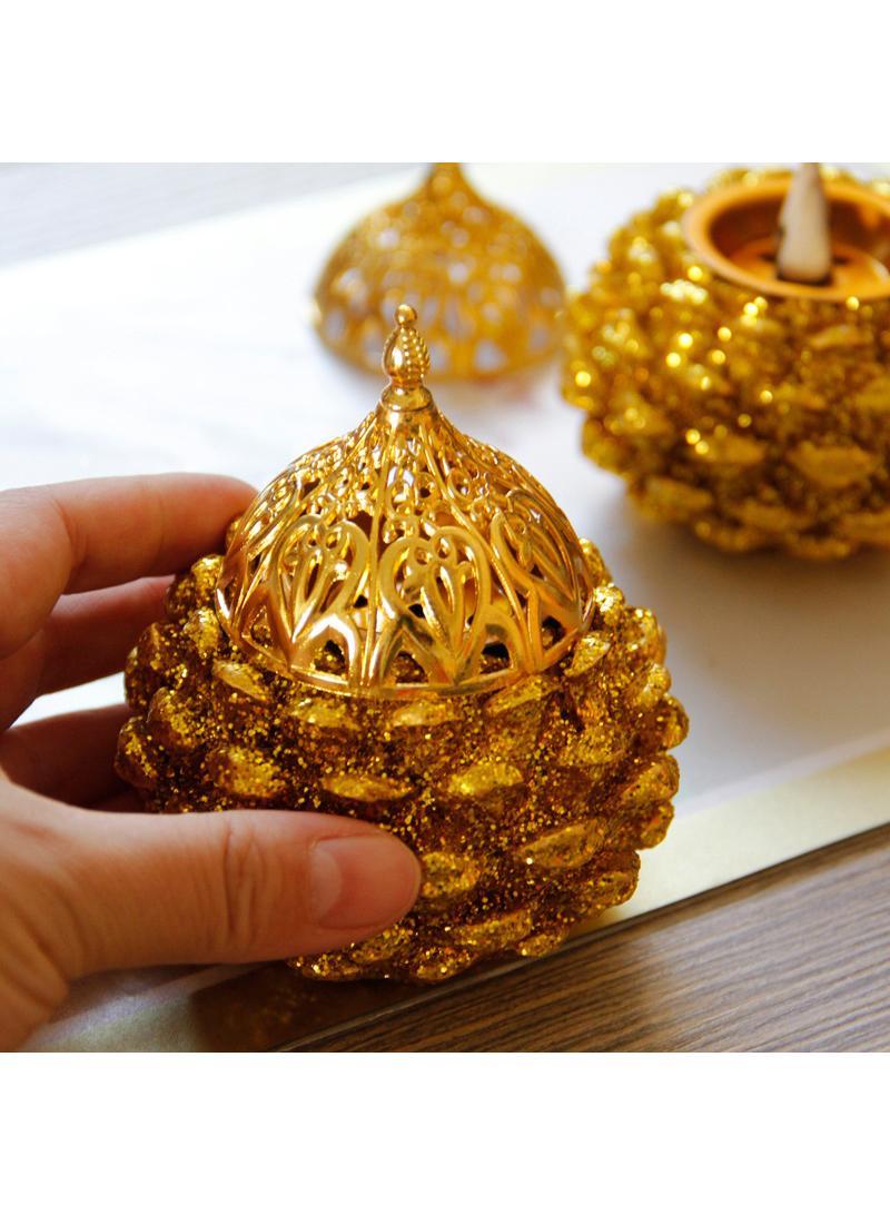Metal Resin Combination Desktop Aromatherapy Burner