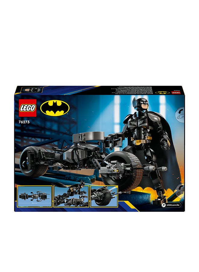 DC Batman: Batman Construction Figure and the Bat-Pod Bike 76273 (Age 12+, 713 Pieces)