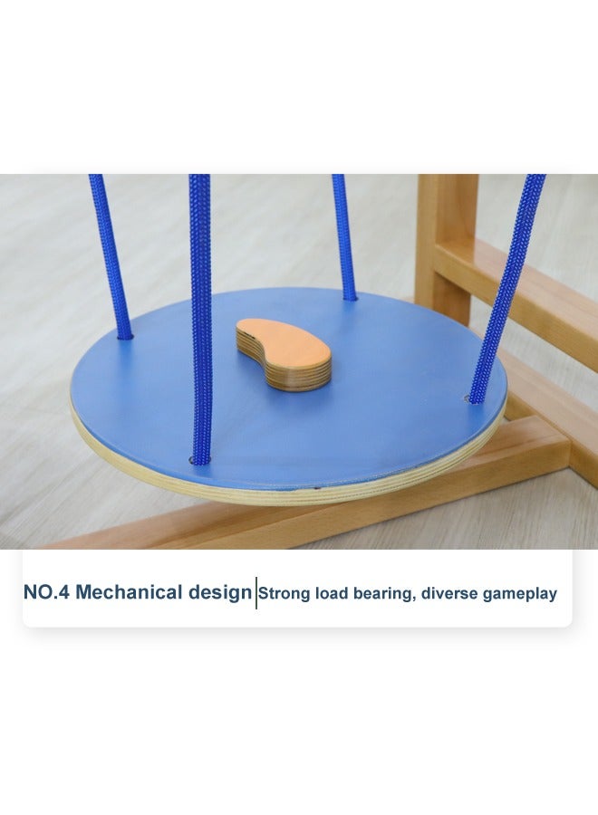 Outdoor Indoor Wooden Balance Bridge Daycare Center Sensory Room Equipment for Children