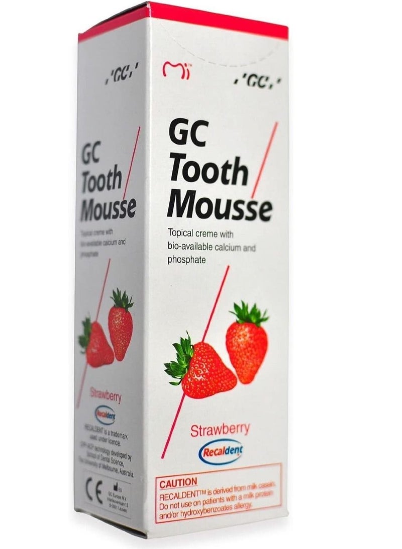 GC Tooth Mousse Strawberry 40g/35mL