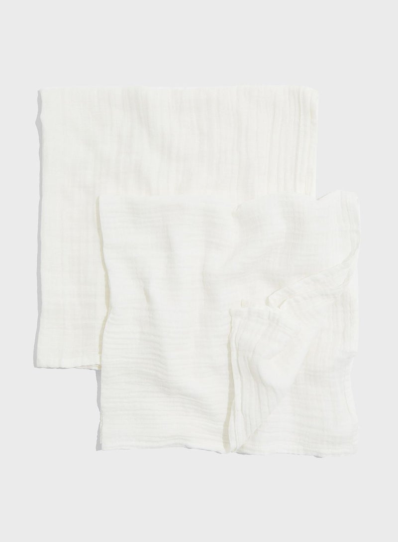 2-Pack Muslin Comfort Blankets