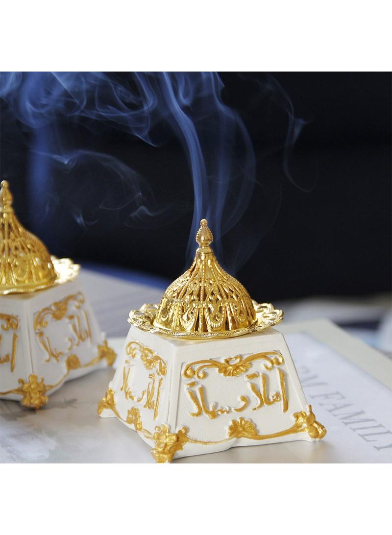 Classical Vintage Resin Metal Combination Aromatherapy Furnace