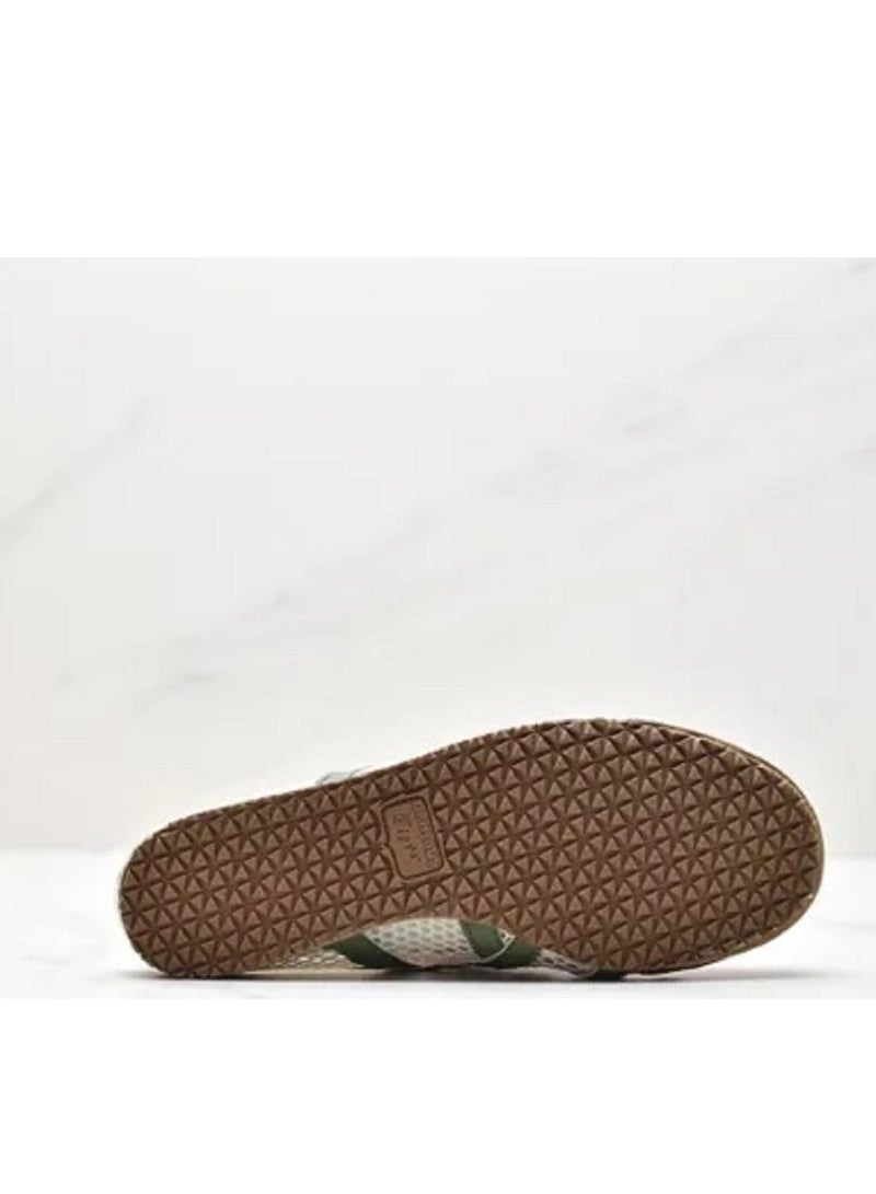 Men and Women Mexico66 Sabot - Slip On Cool Summer Casual Sandals Athlesiure/Colorblock Sneakers Brown/Green