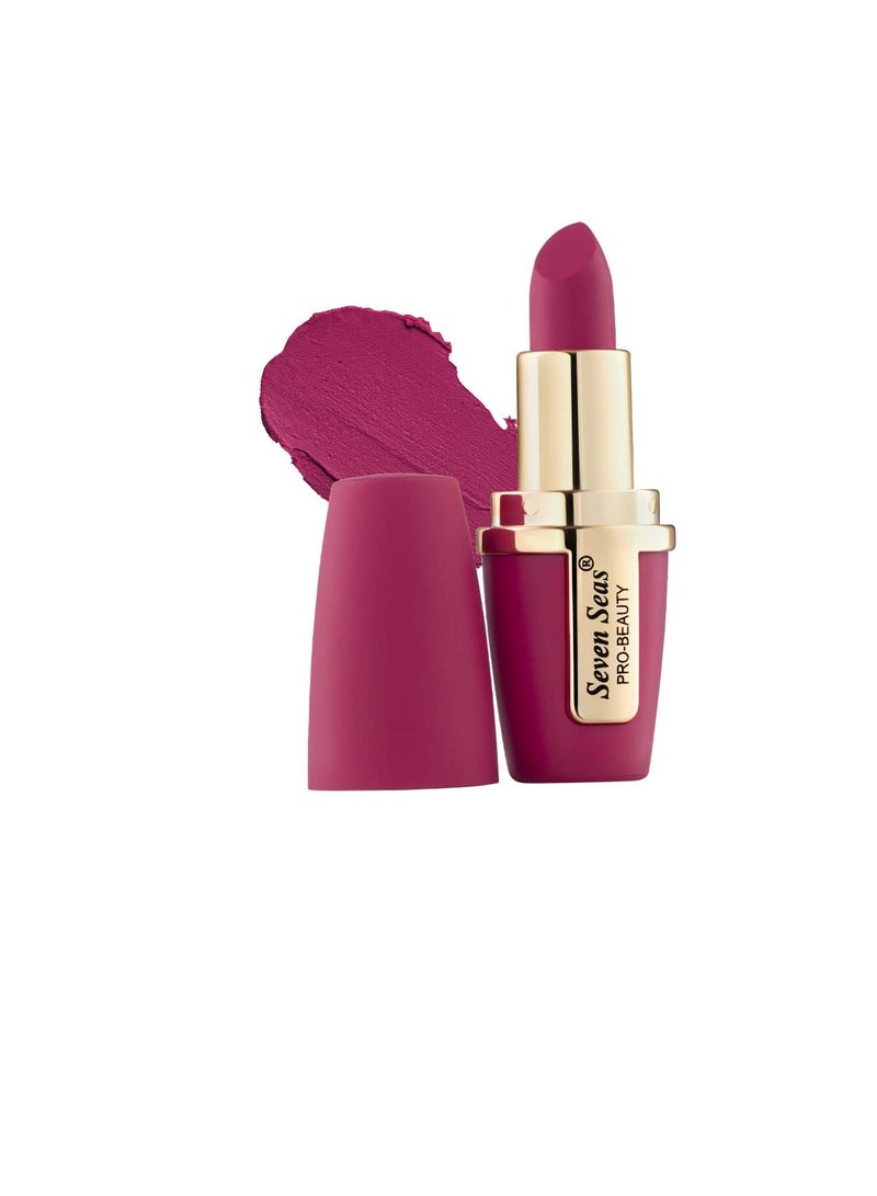 Seven Seas Lip Comfort Velvet Finish Matte Lipstick Long Lasting Smooth Application fsun proTransferproof and Smudge Proof  Highly Pigemented Lipstick for Women Monza