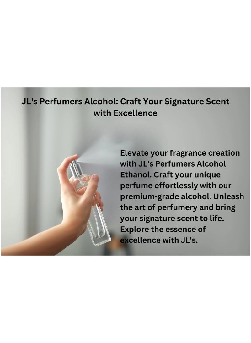 Jan London's Perfumers Alcohol, Ethanol, Isopropyl Myristate, and Propylene blend empowers you to create custom scents for perfumes, aftershaves, diffusers, and room sprays 2litre