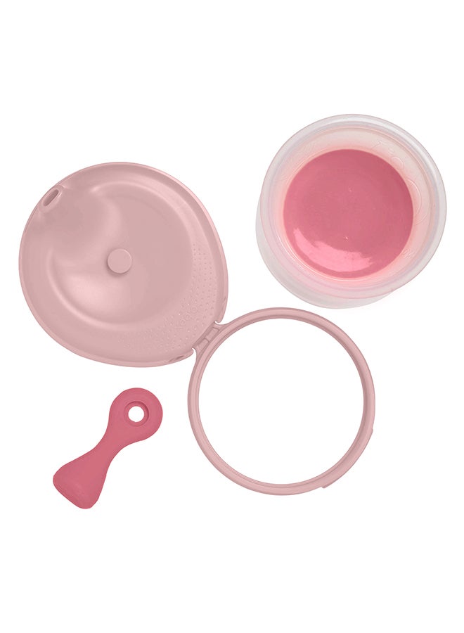 Toddler Fill Plus Feed Reusable Silicone Food Pouch 110 ML, Blush