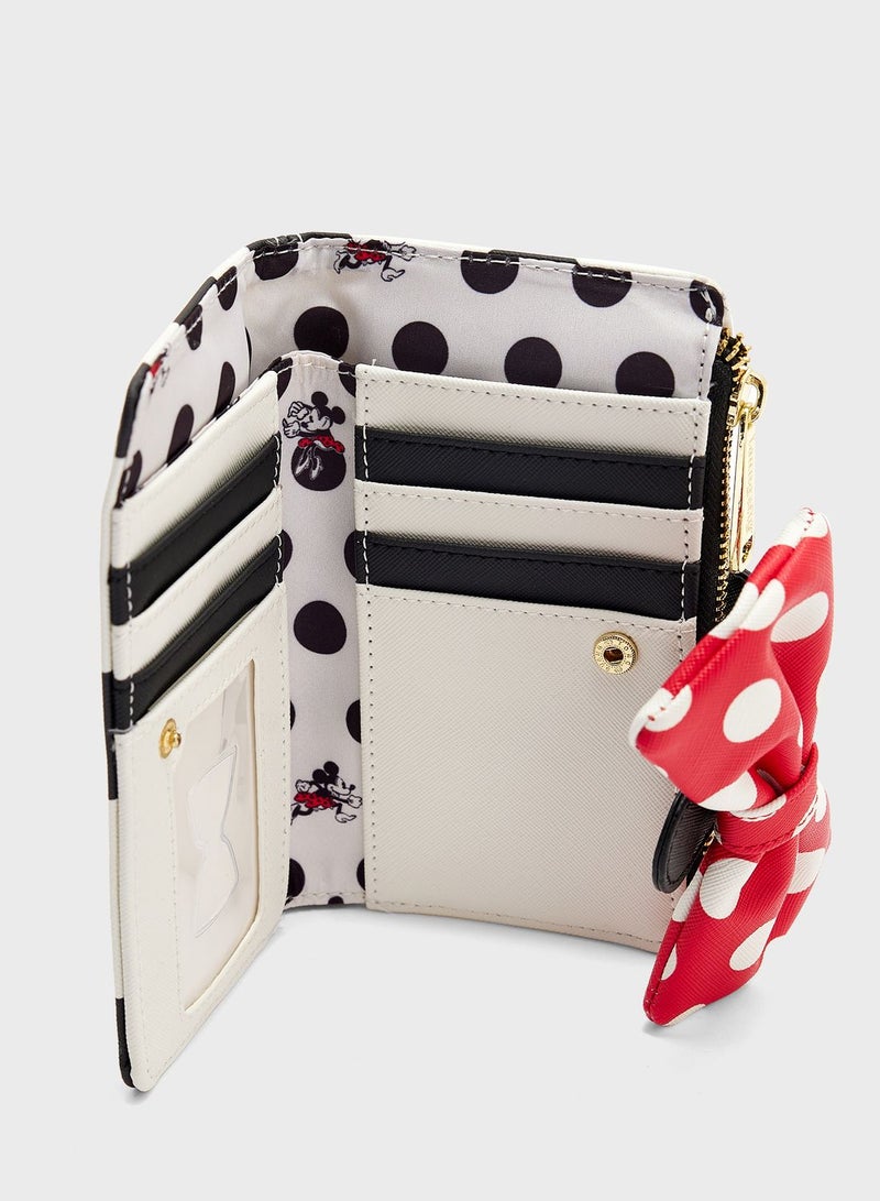 Kids Disney Minnie Bow Detail Wallet