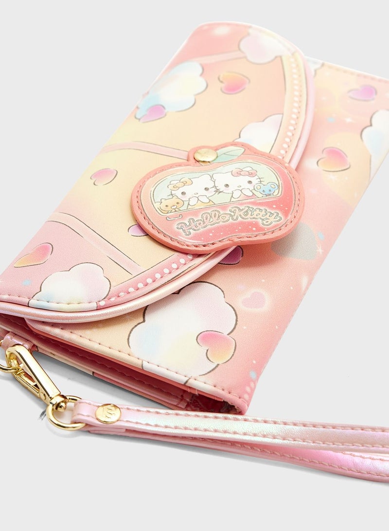 Kids Sanrio Hello Kitty Zip Over Wallet