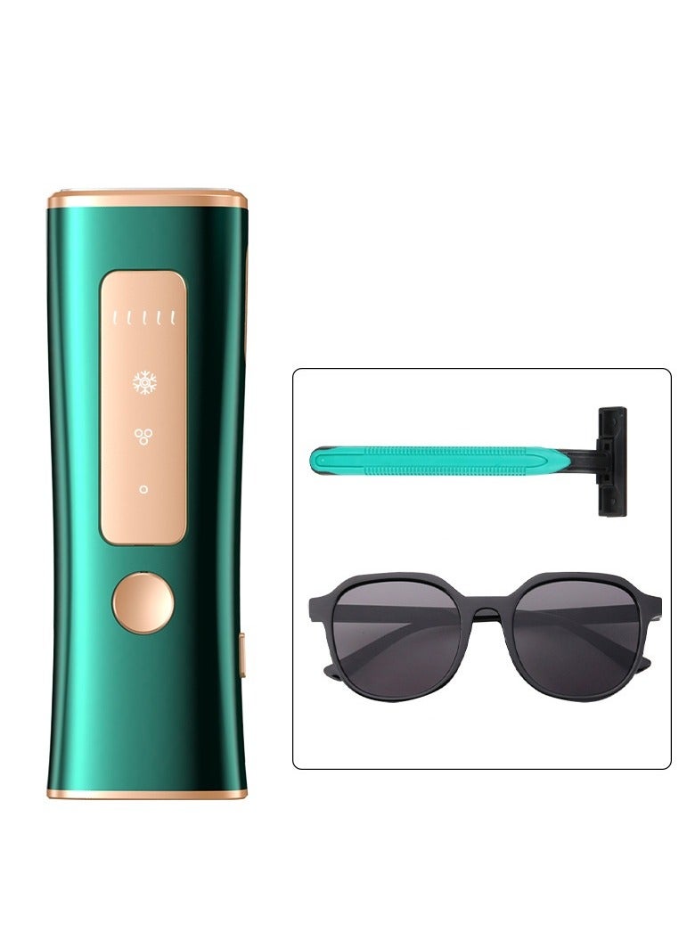 Home Use Painless Laser Hair Removal Device + Glasses For Men And Women